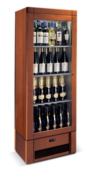 Шкаф для вина Enofrigo EASY WINE темный орех в ШефСтор (chefstore.ru)